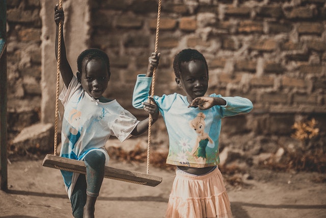 children playing